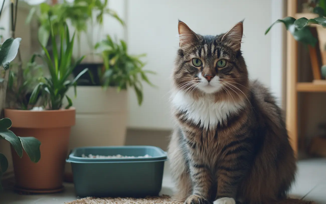 Chat qui miaule avant la litière : causes et solutions