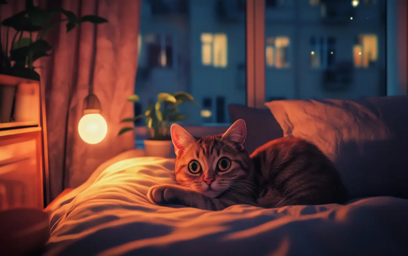 Comment empêcher votre chat de griffer les murs, la nuit